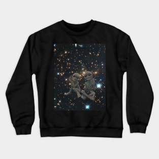 Getting high with aliens Crewneck Sweatshirt